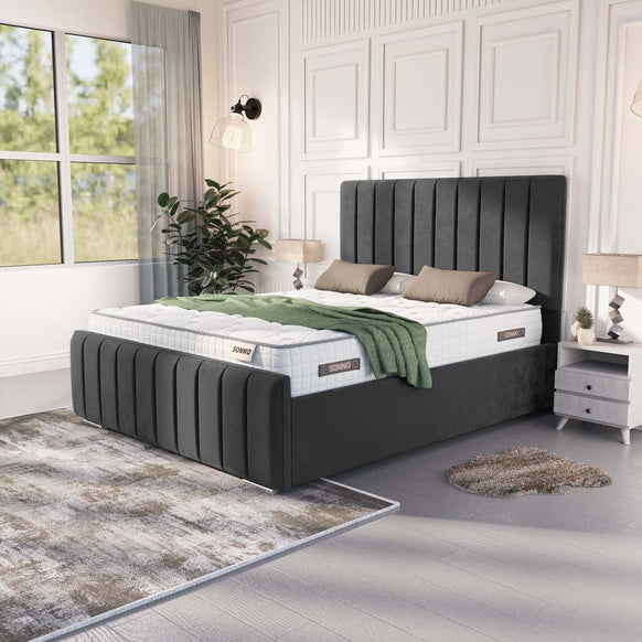 Lisbon Upholstered Ottoman Bed