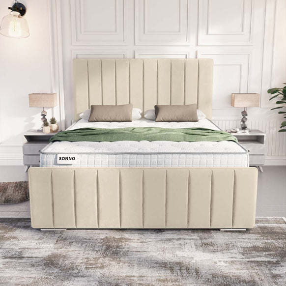 Lisbon Upholstered Ottoman Bed