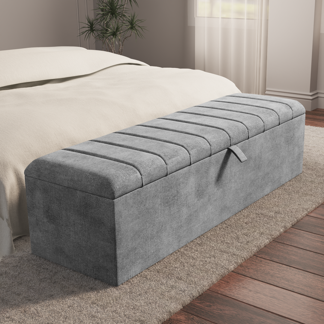 Lisbon Ottoman Storage Box - Armour Coniston – Sonno