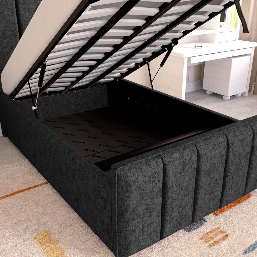 Lisbon Kids Upholstered Ottoman Bed