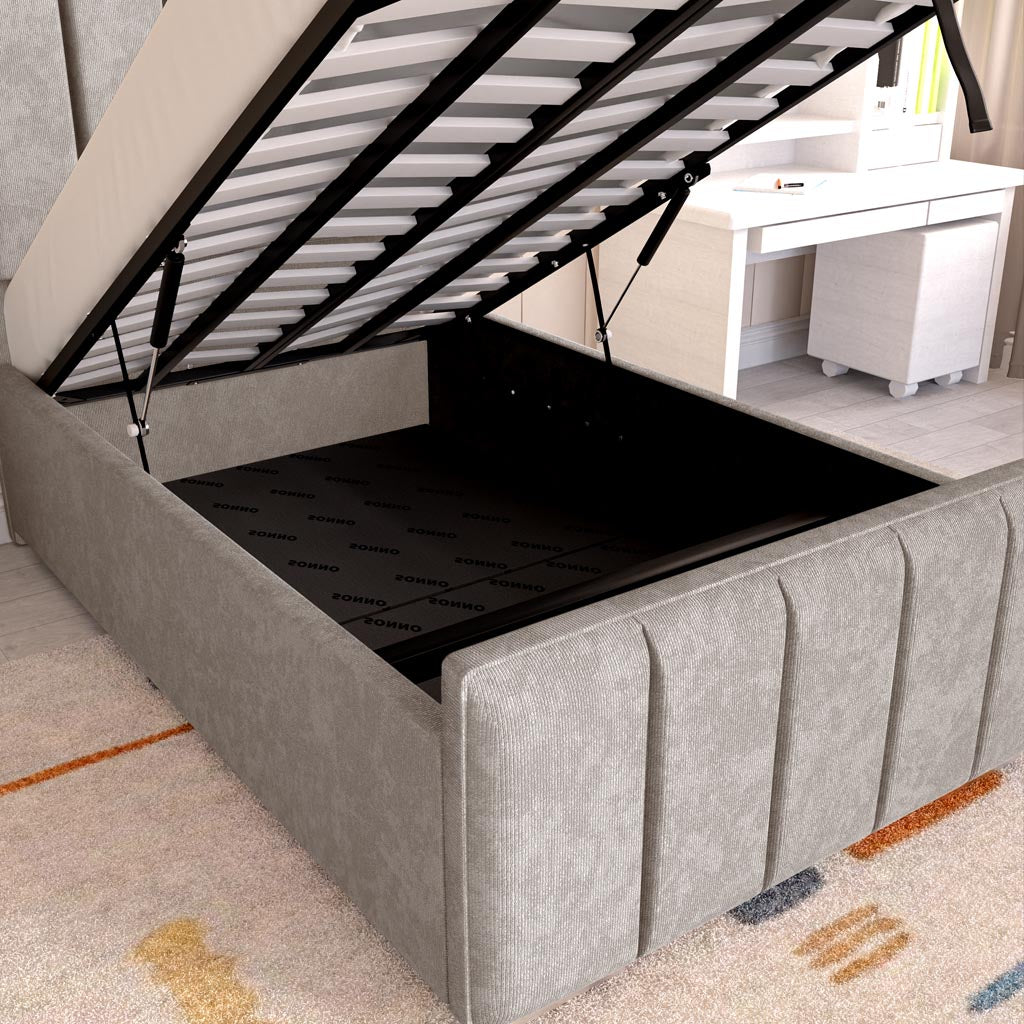 Lisbon Kids Upholstered Ottoman Bed