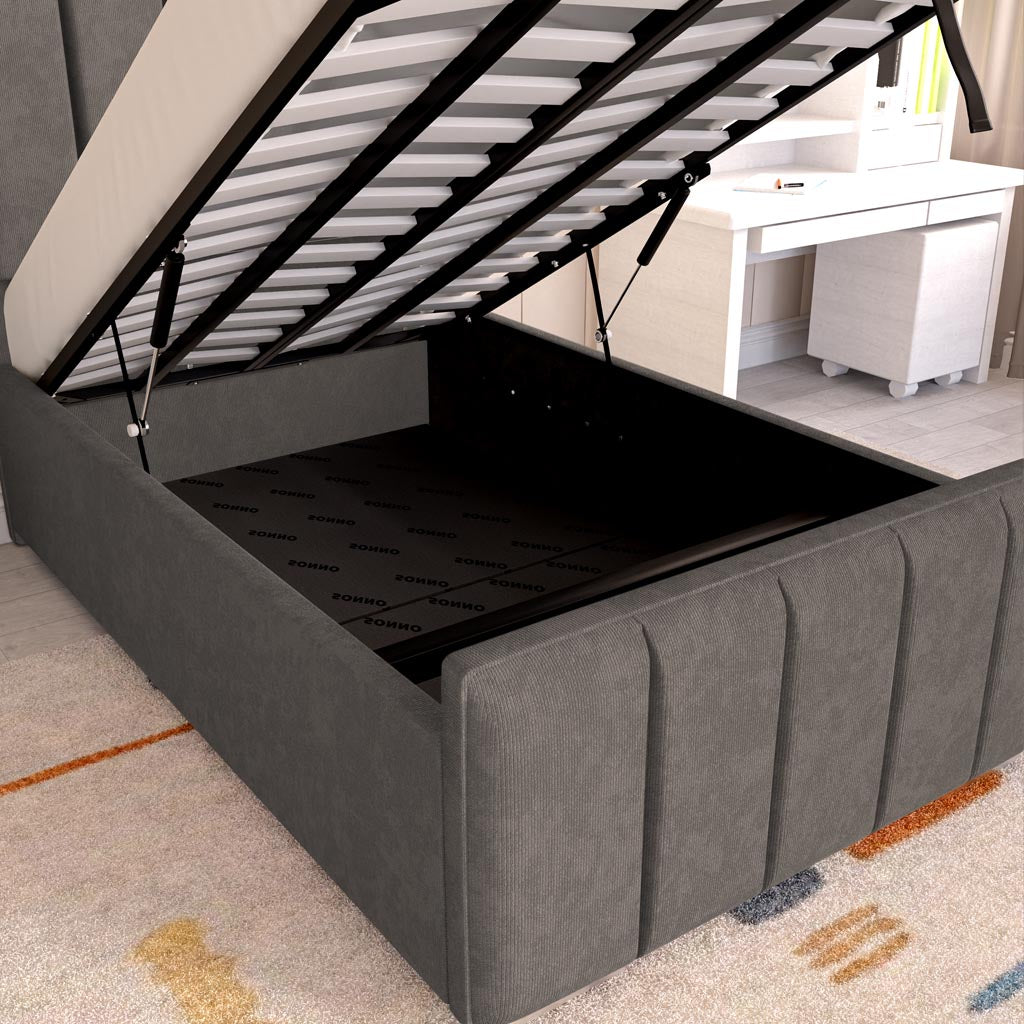 Lisbon Kids Upholstered Ottoman Bed