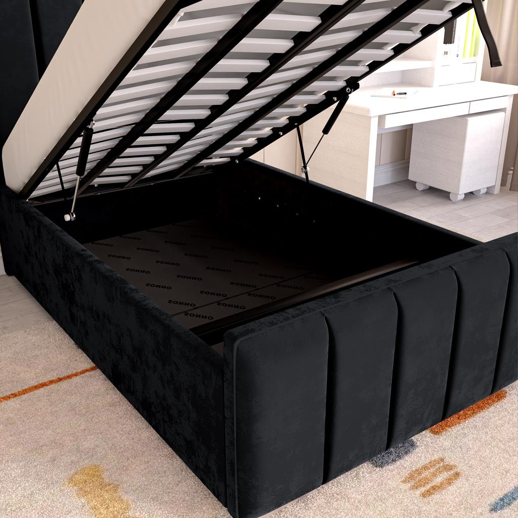 Lisbon Kids Upholstered Ottoman Bed