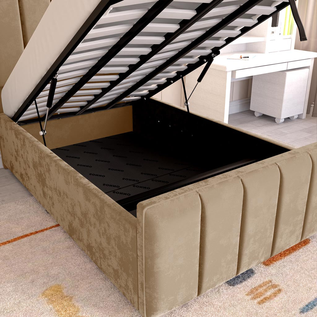 Lisbon Kids Upholstered Ottoman Bed