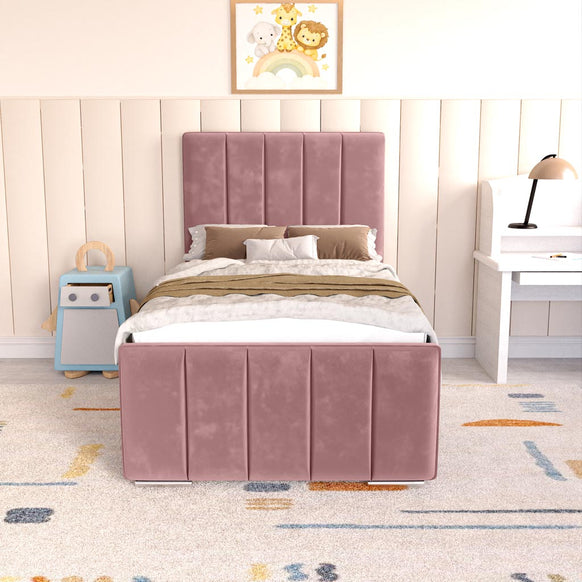 Lisbon Kids Upholstered Ottoman Bed