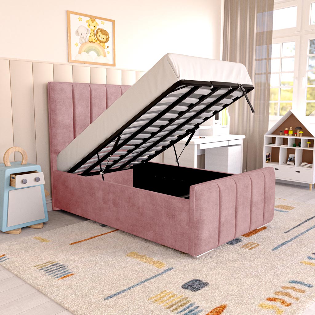 Lisbon Kids Upholstered Ottoman Bed