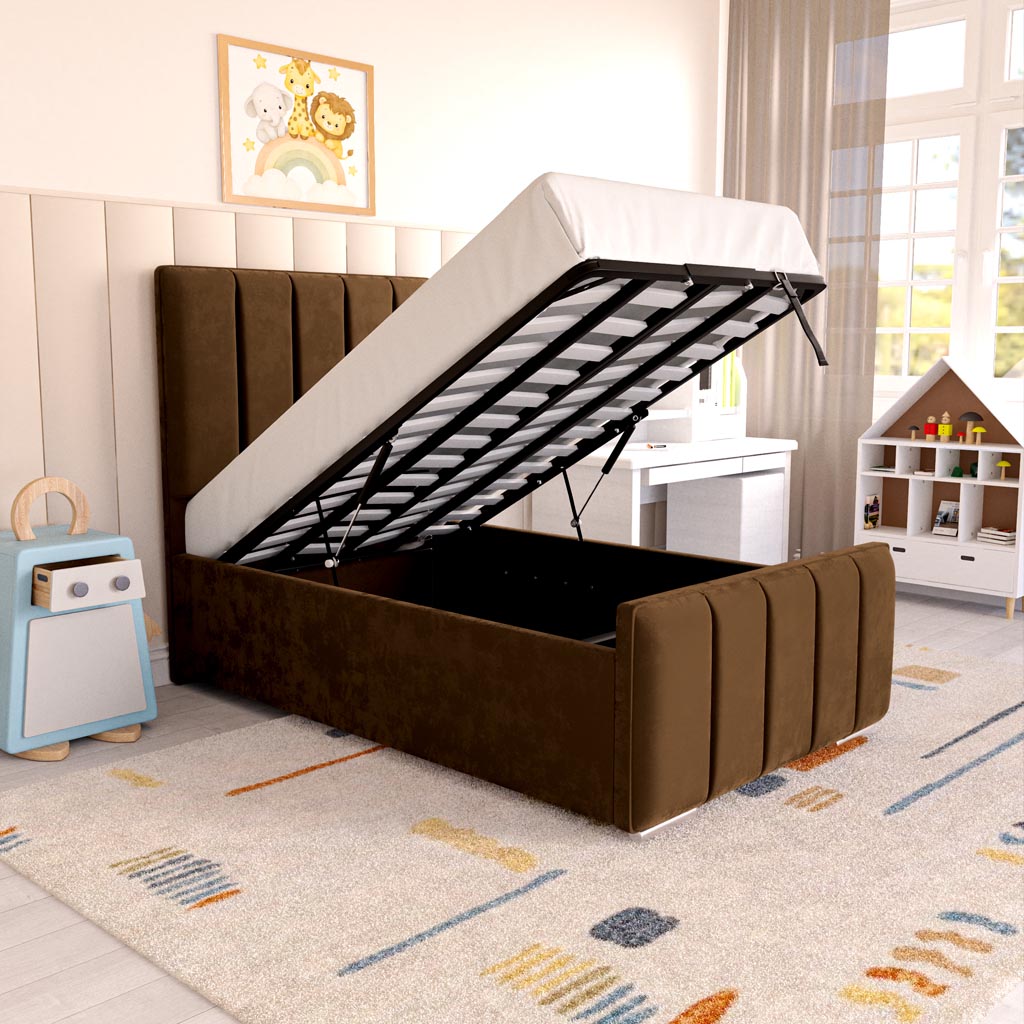 Lisbon Kids Upholstered Ottoman Bed