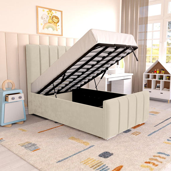 Lisbon Kids Upholstered Ottoman Bed