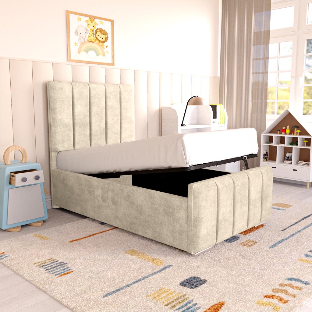 Lisbon Kids Upholstered Ottoman Bed
