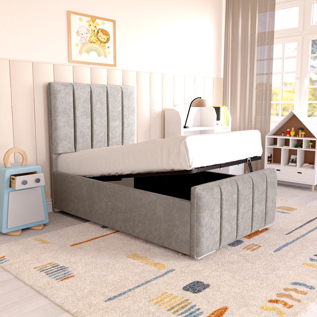 Lisbon Kids Upholstered Ottoman Bed