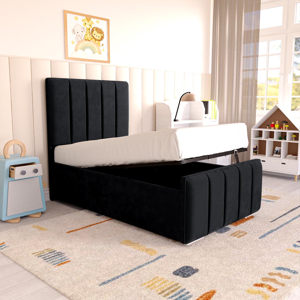 Lisbon Kids Upholstered Ottoman Bed