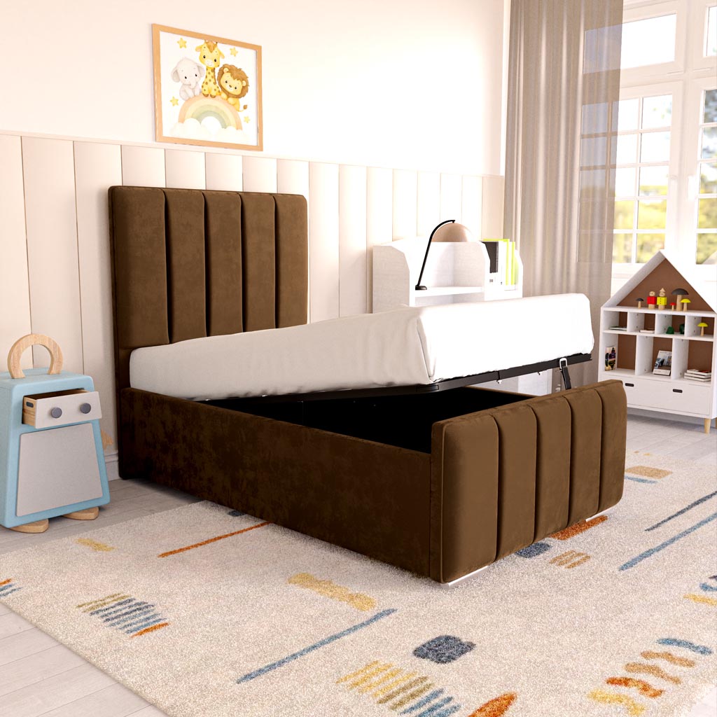 Lisbon Kids Upholstered Ottoman Bed