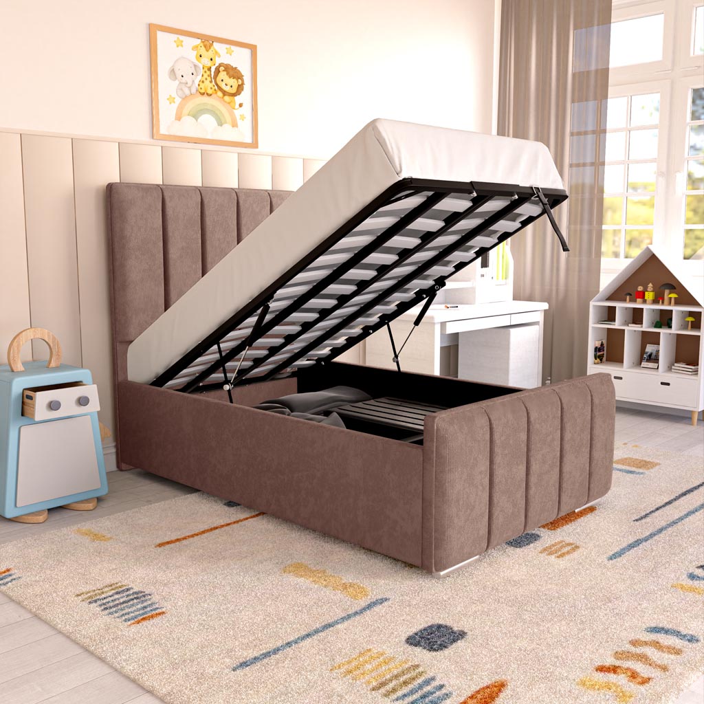 Lisbon Kids Upholstered Ottoman Bed