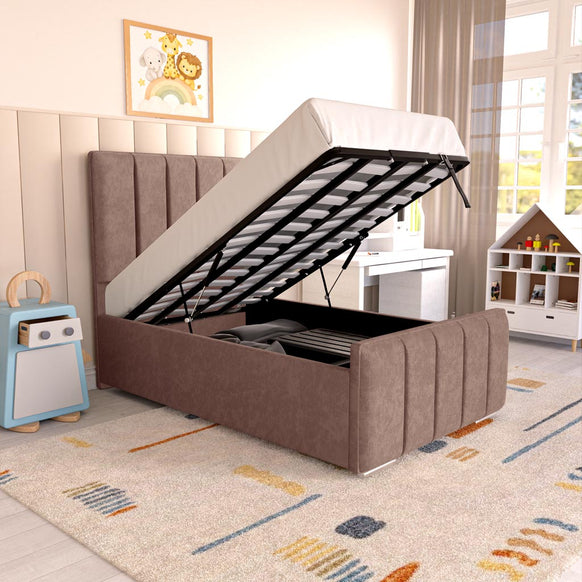 Lisbon Kids Upholstered Ottoman Bed