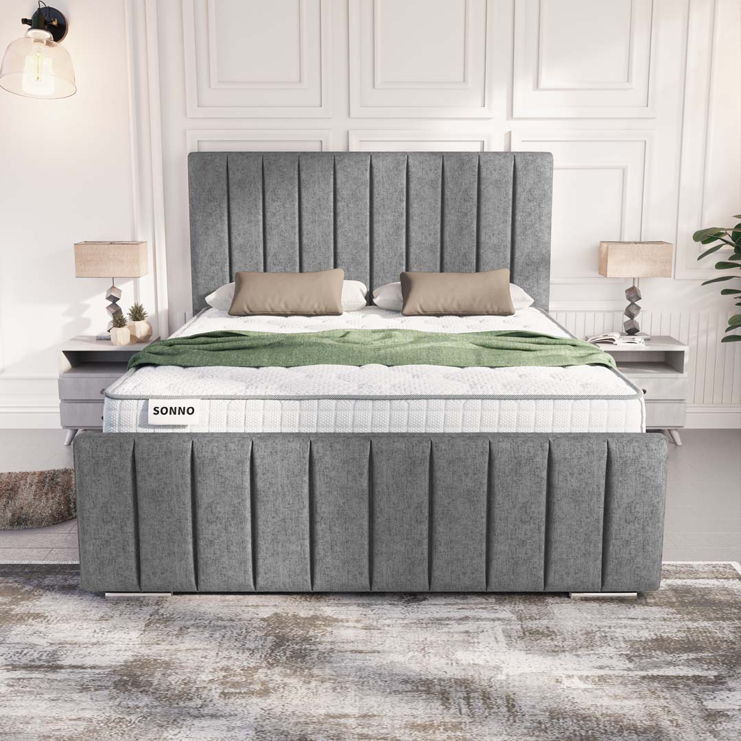 Lisbon Upholstered Ottoman Bed