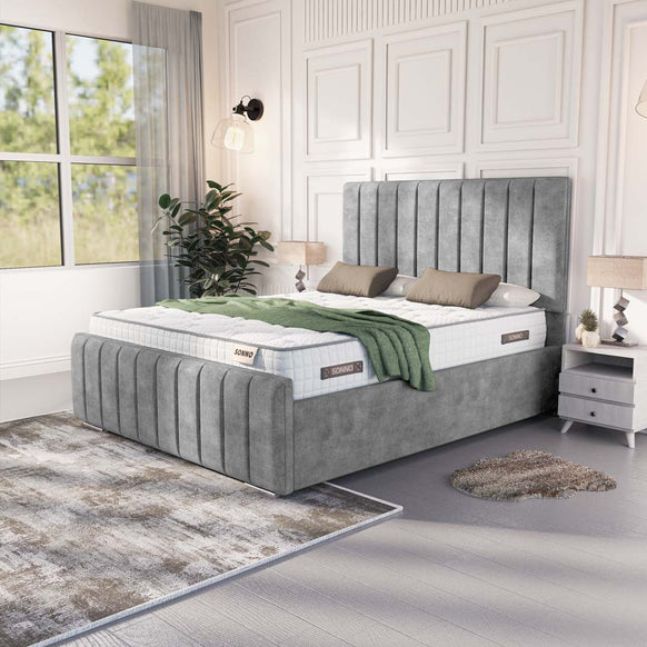 Lisbon Upholstered Ottoman Bed