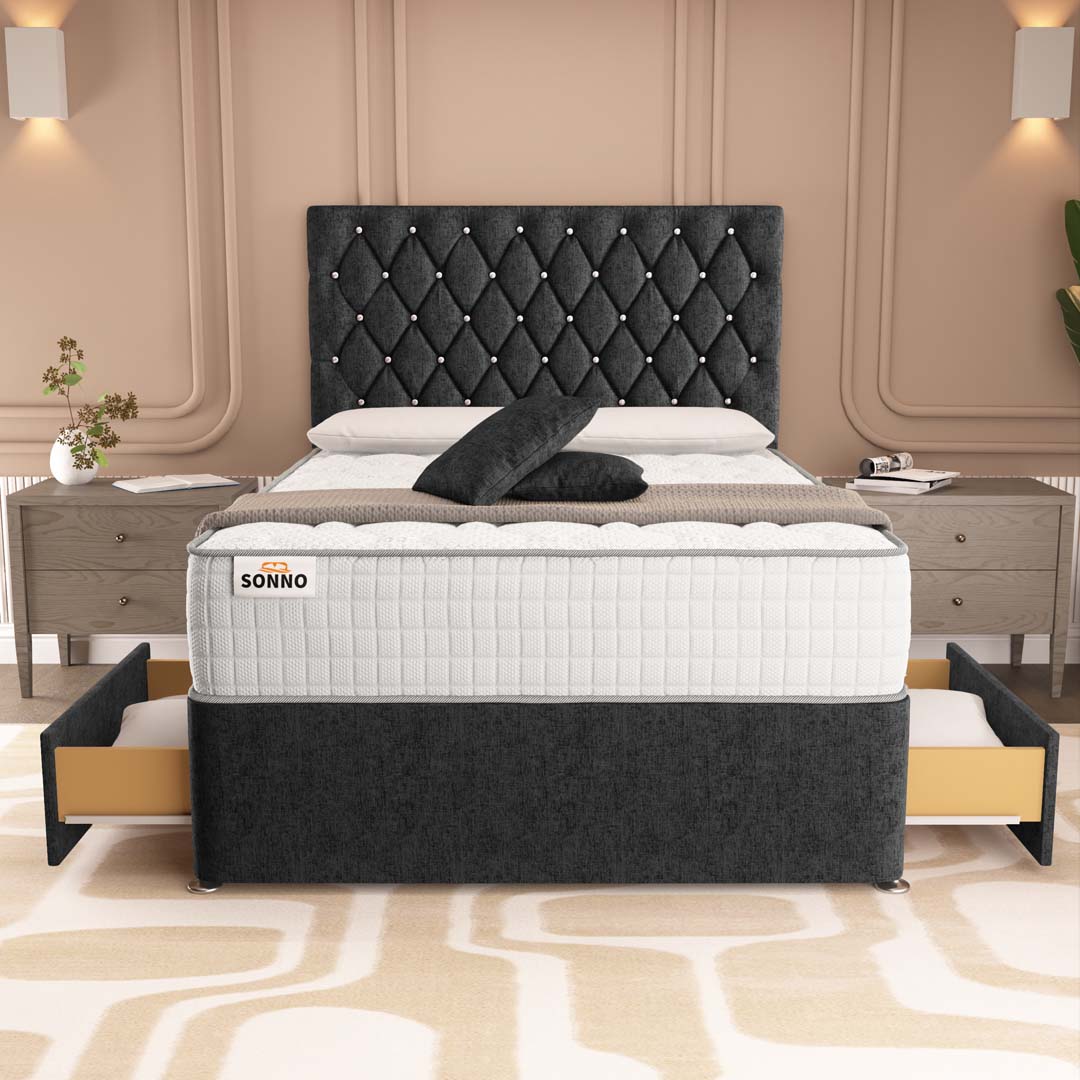 London Chesterfield Divan Bed