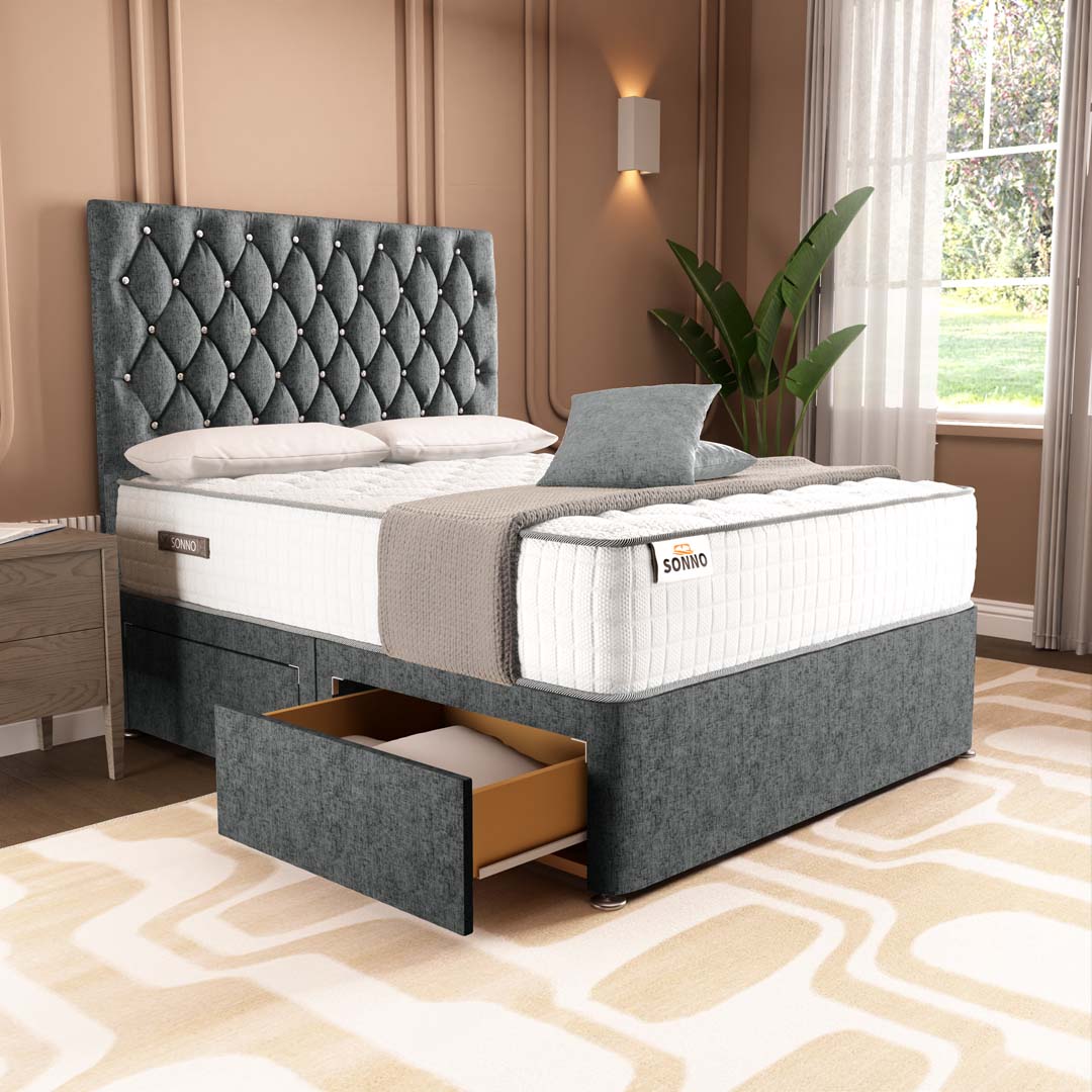 London Chesterfield Divan Bed