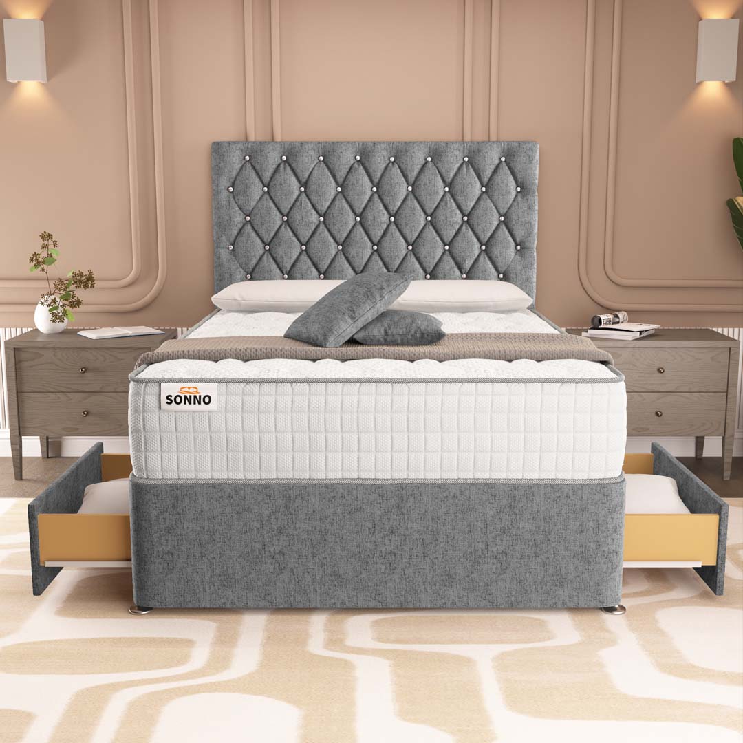 London Chesterfield Divan Bed