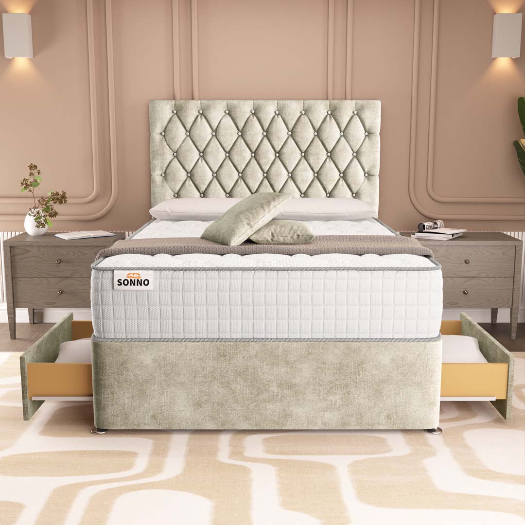 London Chesterfield Divan Bed