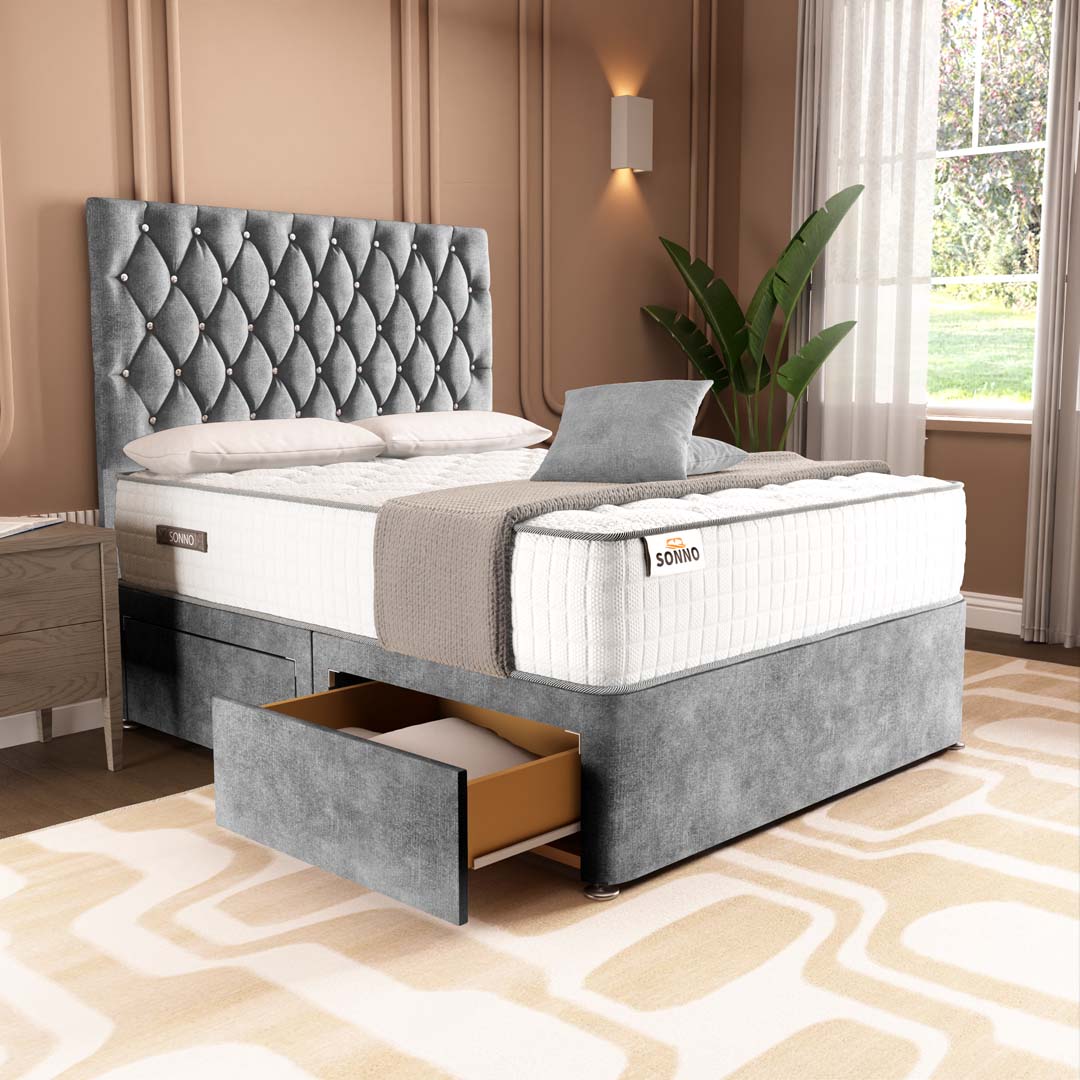 London Chesterfield Divan Bed