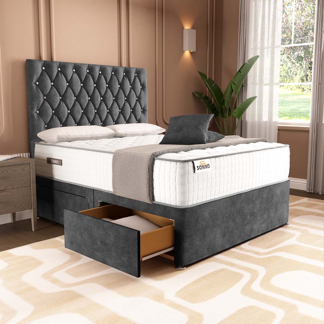 London Chesterfield Divan Bed