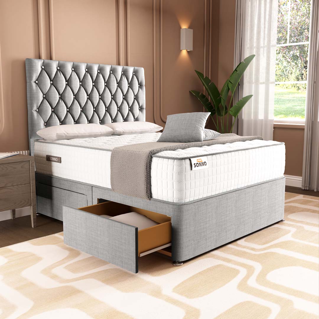 London Chesterfield Divan Bed