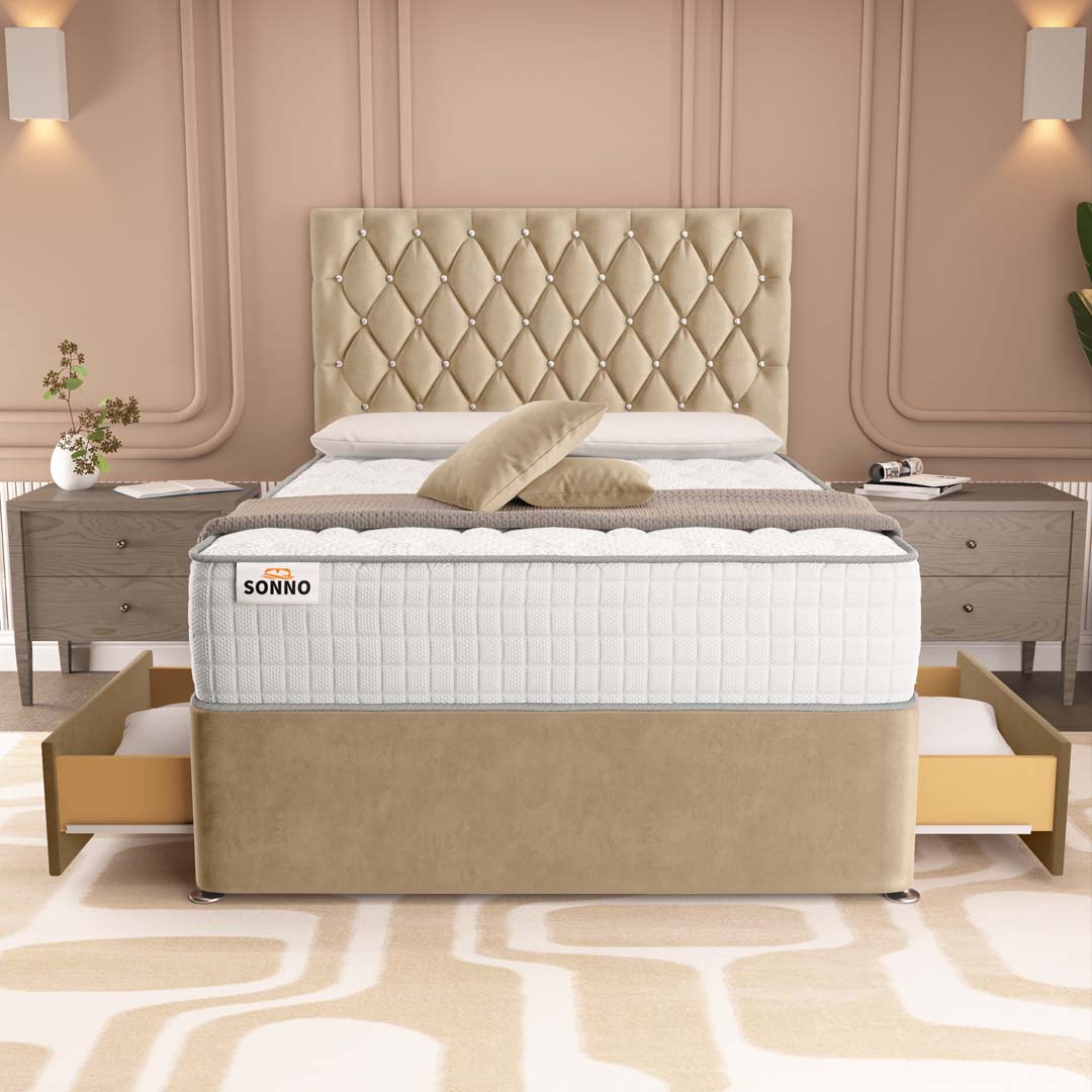 London Chesterfield Divan Bed