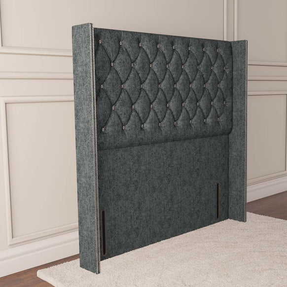 Luxor Wingback Floor Standing Headboard