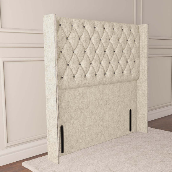 Luxor Wingback Floor Standing Headboard