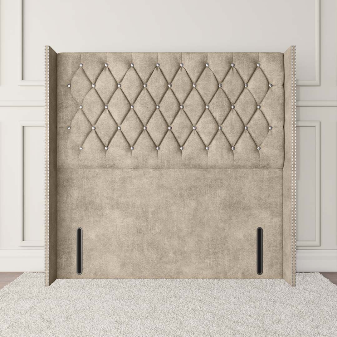 Luxor Wingback Floor Standing Headboard