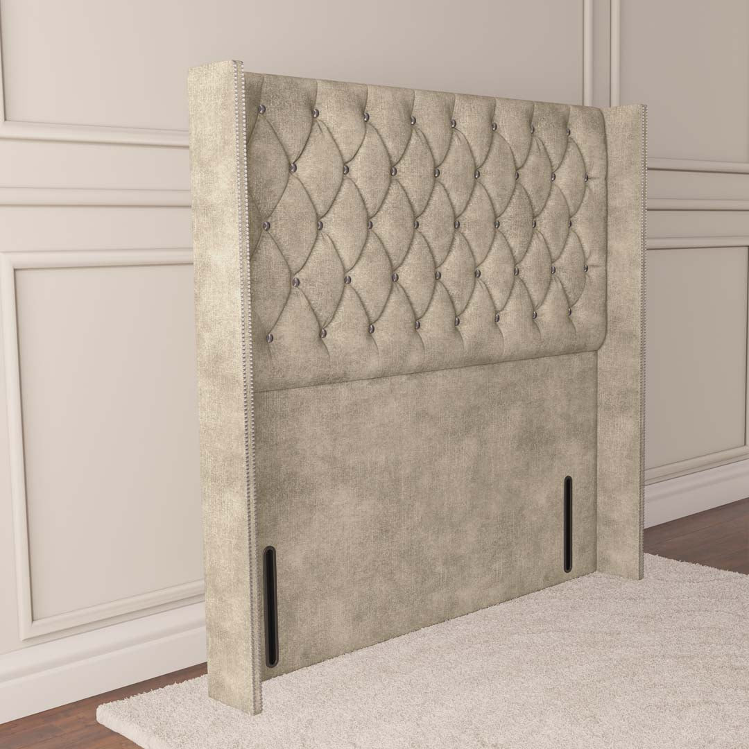 Luxor Wingback Floor Standing Headboard