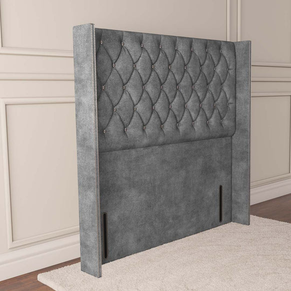 Luxor Wingback Floor Standing Headboard