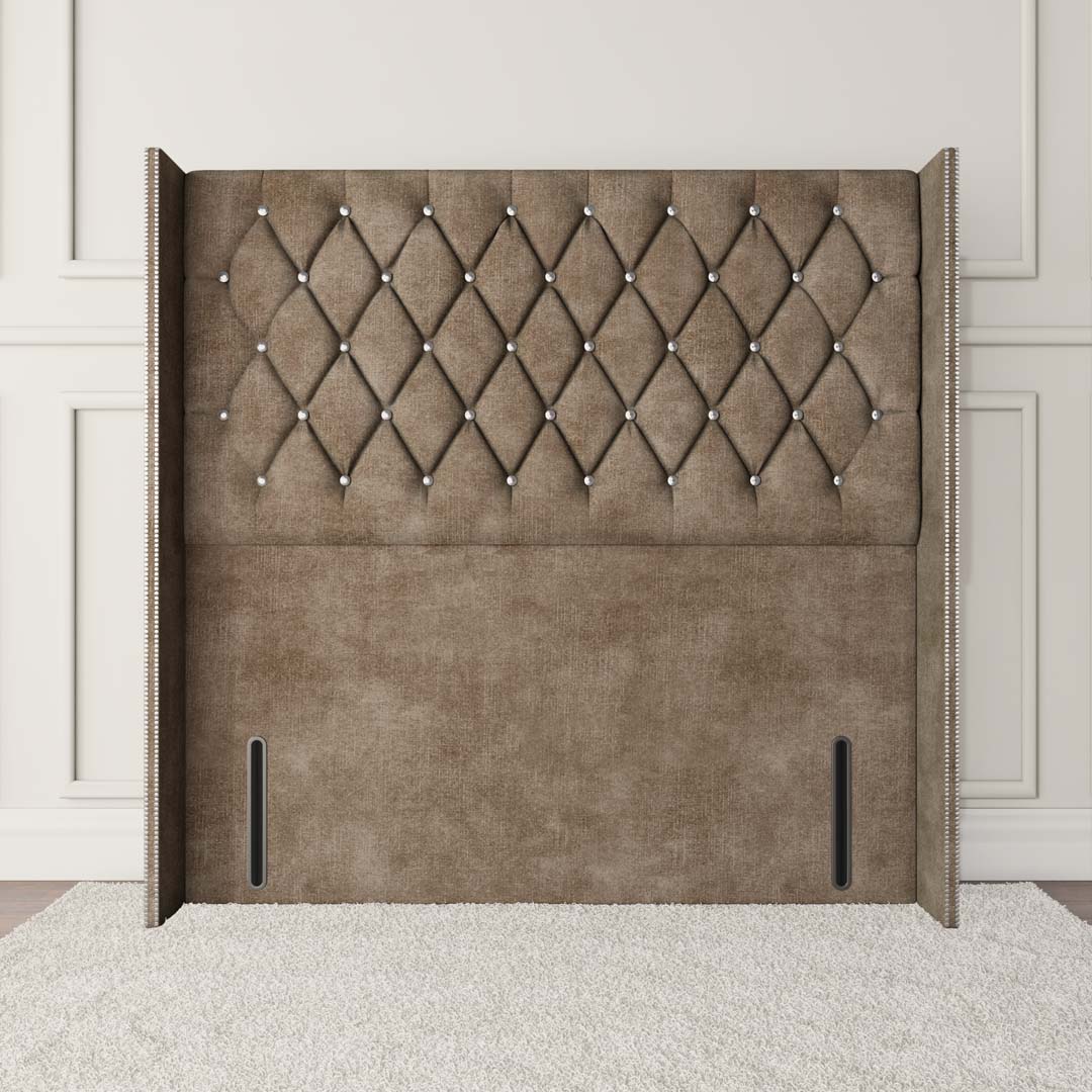 Luxor Wingback Floor Standing Headboard
