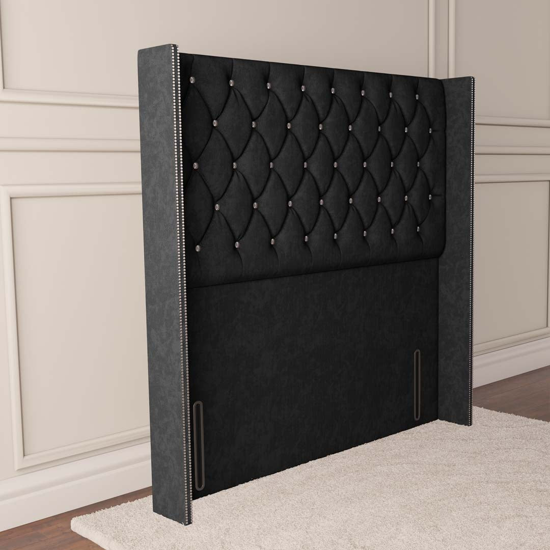 Luxor Wingback Floor Standing Headboard