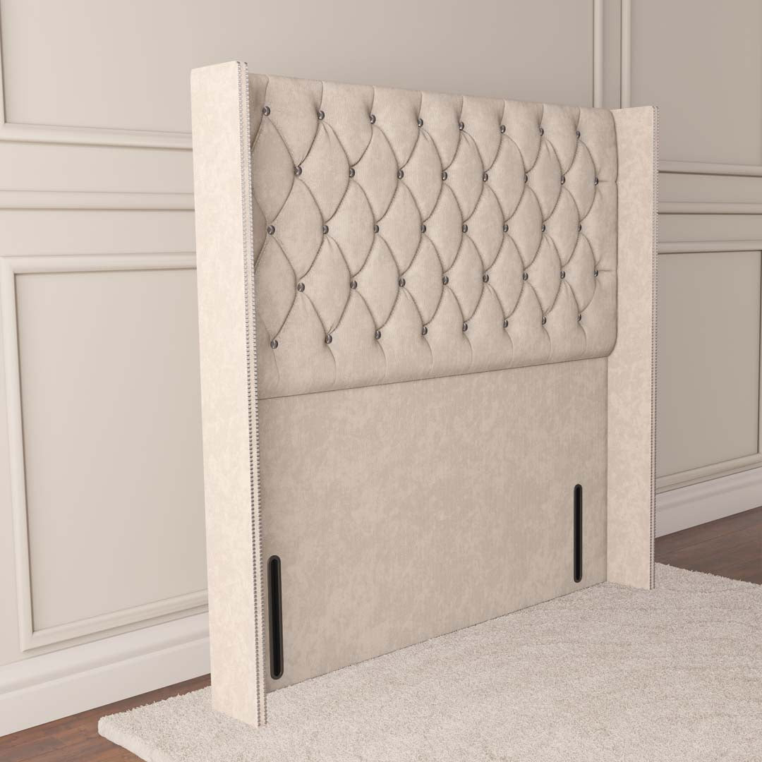 Luxor Wingback Floor Standing Headboard
