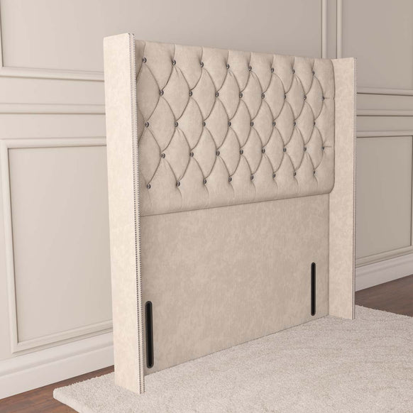 Luxor Wingback Floor Standing Headboard