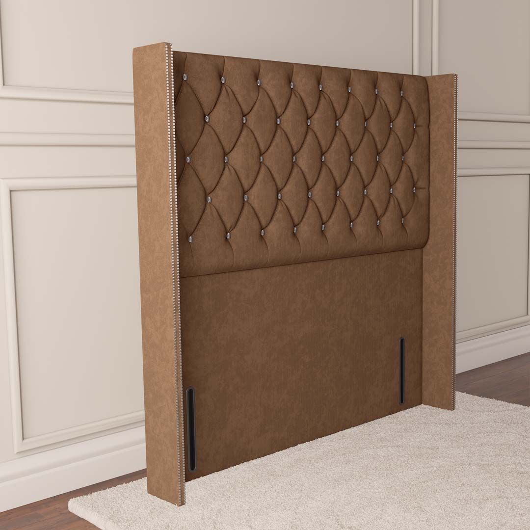 Luxor Wingback Floor Standing Headboard