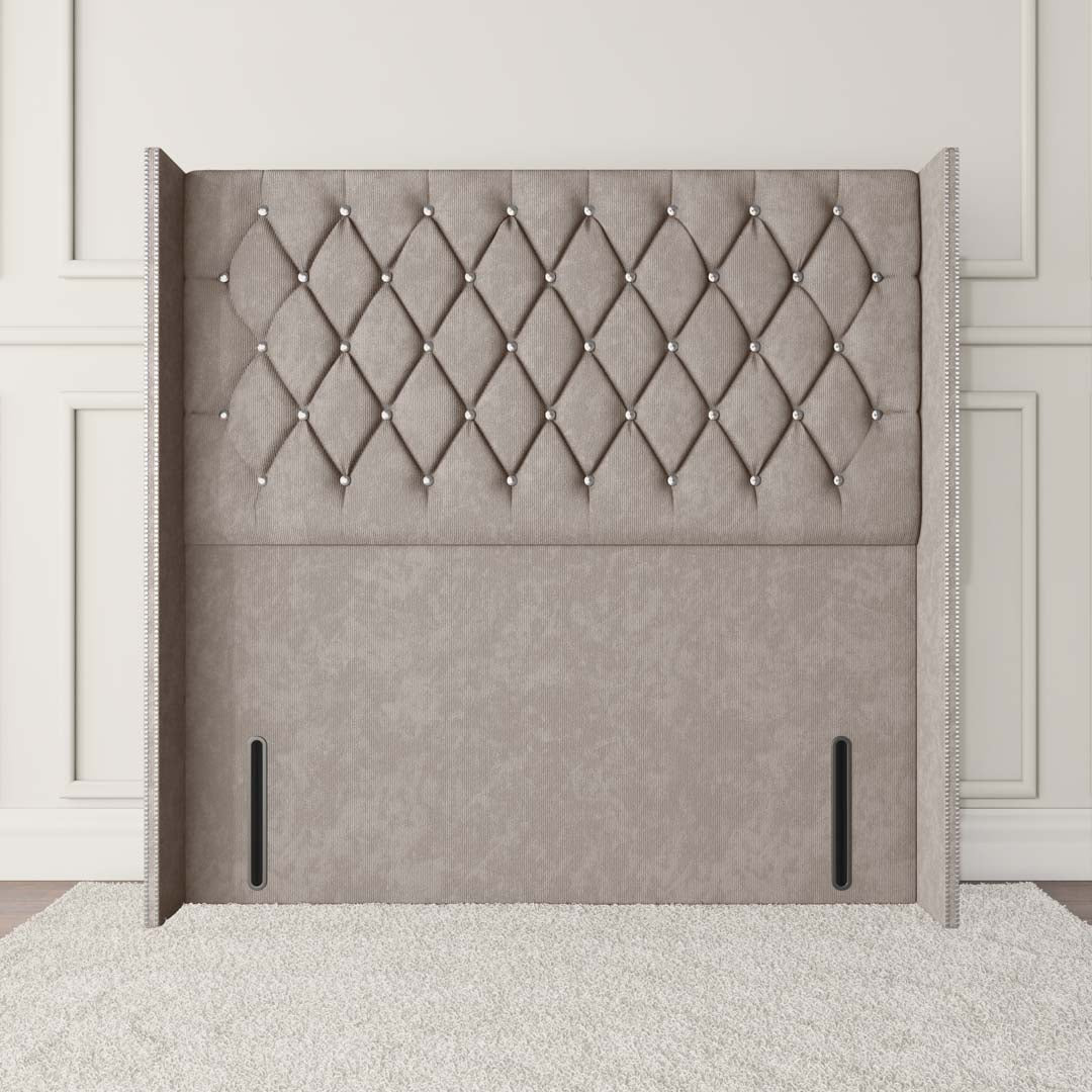 Luxor Wingback Floor Standing Headboard