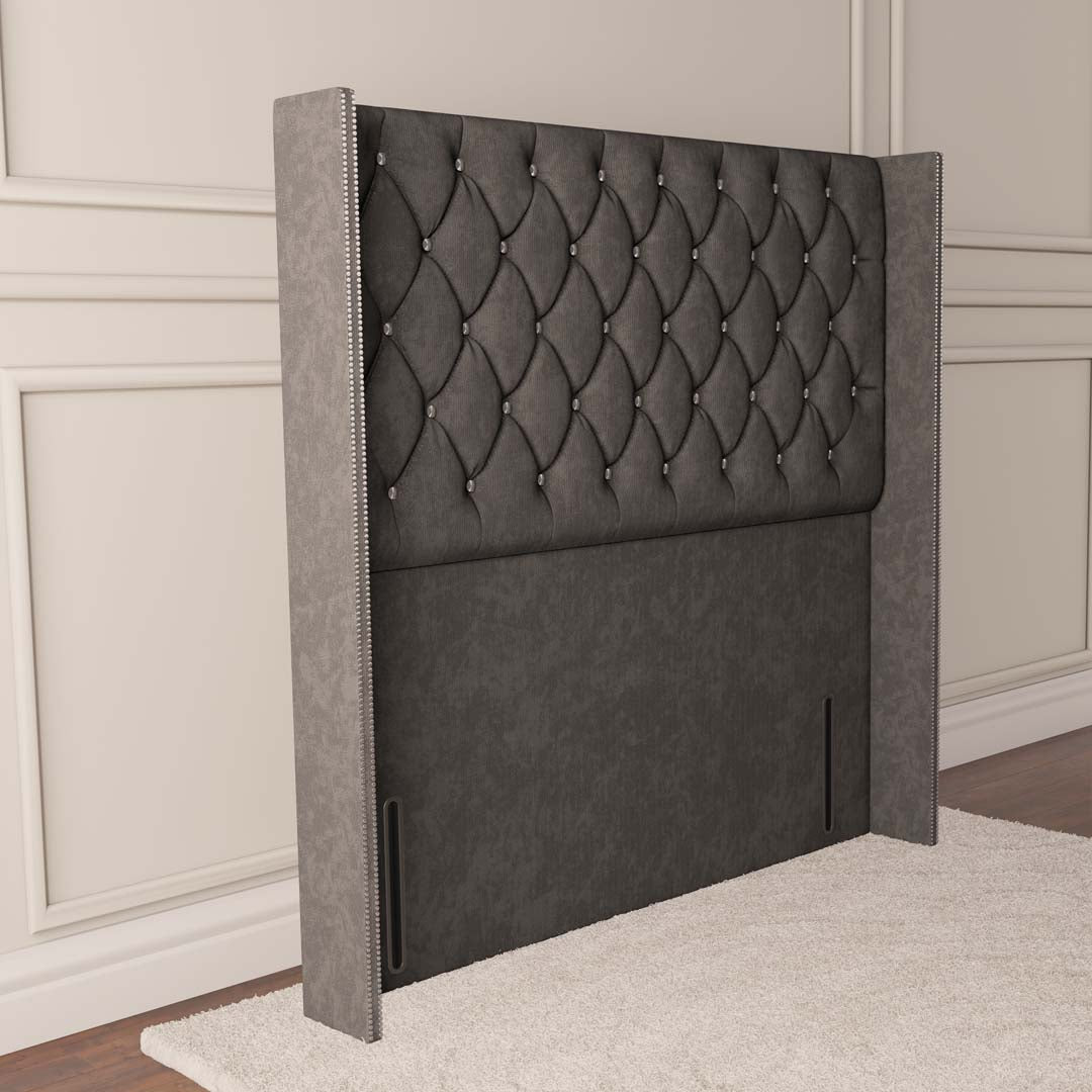 Luxor Wingback Floor Standing Headboard