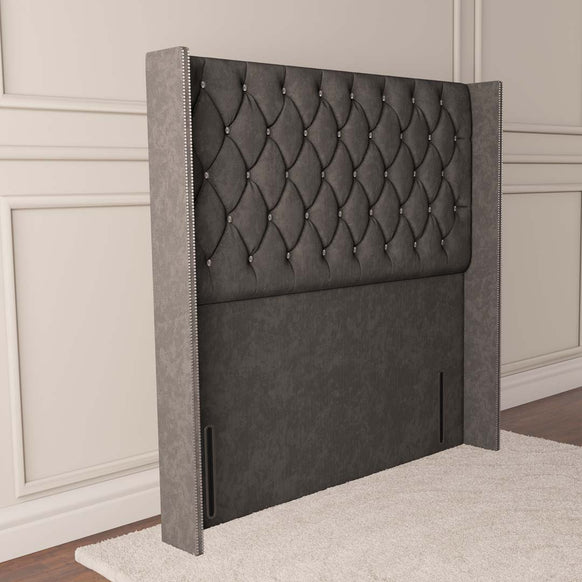 Luxor Wingback Floor Standing Headboard