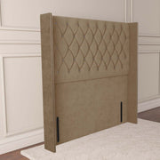 Luxor Wingback Floor Standing Headboard