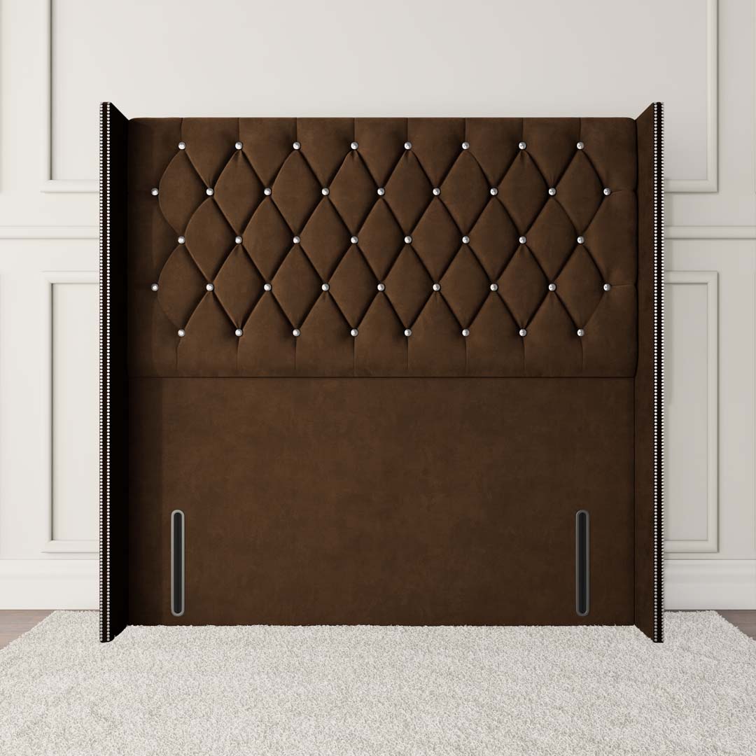 Luxor Wingback Floor Standing Headboard