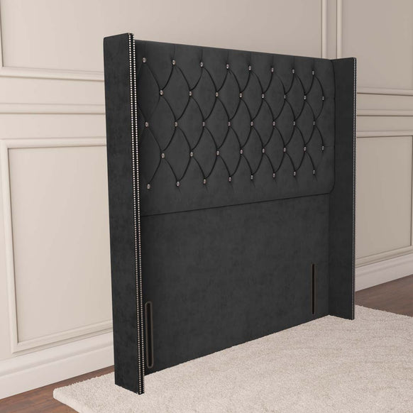 Luxor Wingback Floor Standing Headboard