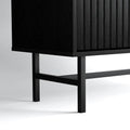 Noir 3 Drawers Chest - Black
