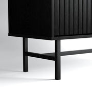 Noir 3 Drawers Chest - Black