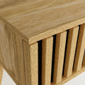 Flute Bedside Table - Natural