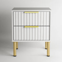 Savoy Bedside Table - White