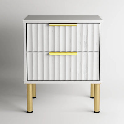 Savoy Bedside Table - White