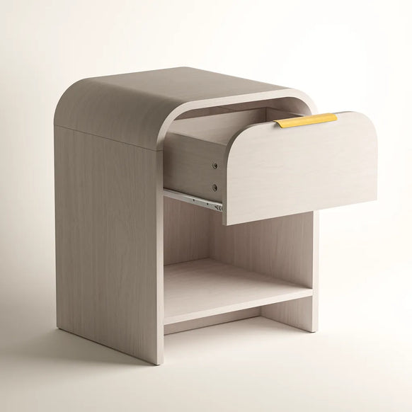 Aero Bedside Table - White